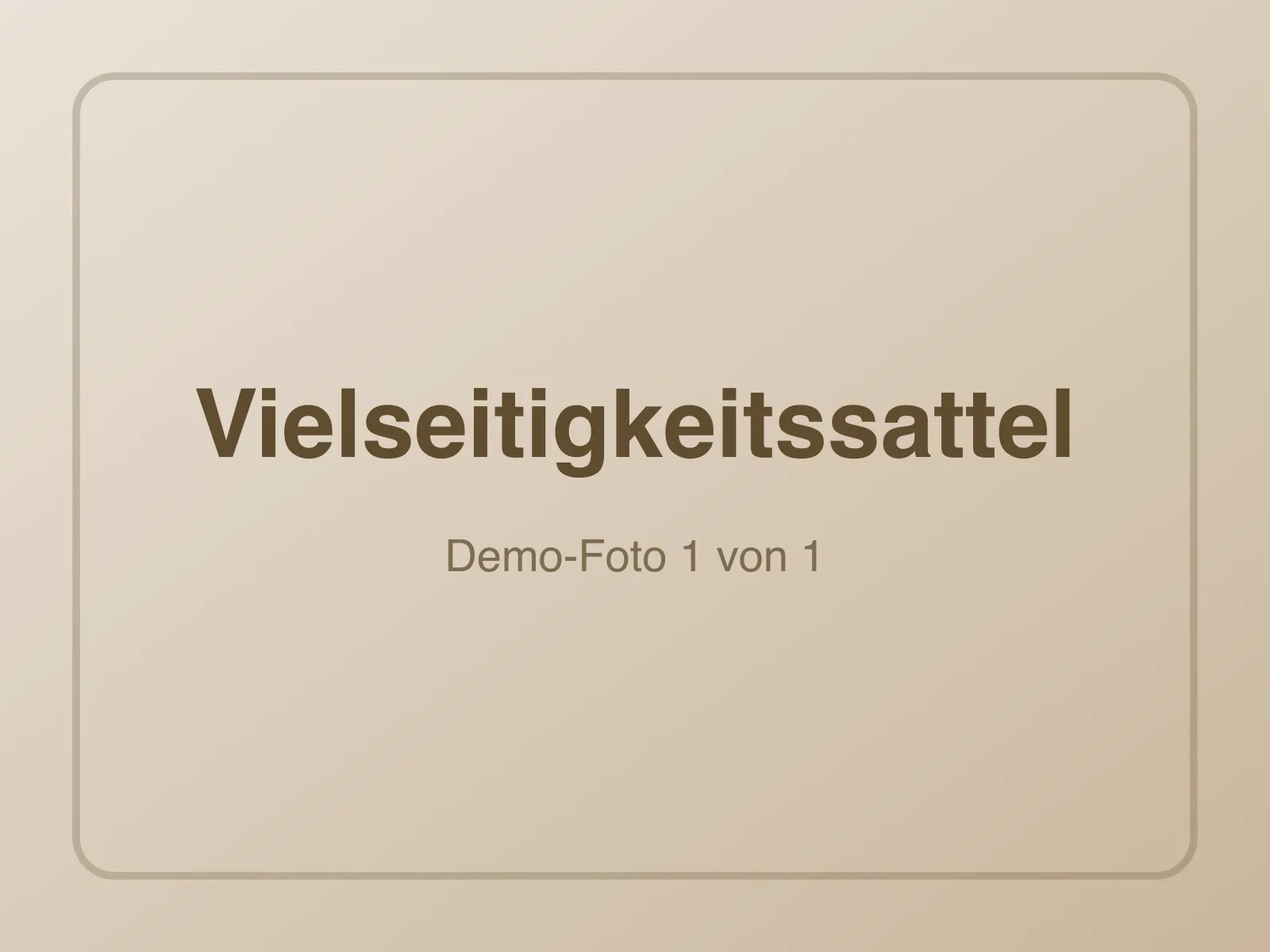 Kinder-Vielseitigkeitssattel 15 Zoll